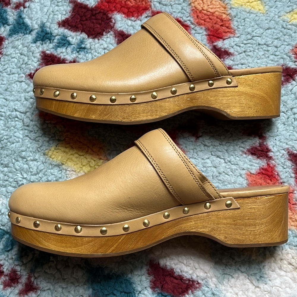 Madewell Cecily oiled leather clogs - Picture 5 of 8
